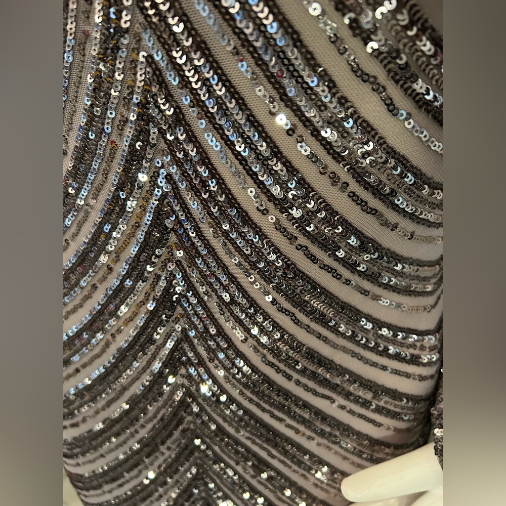 Silver sequin dress - Picture 2 of 6